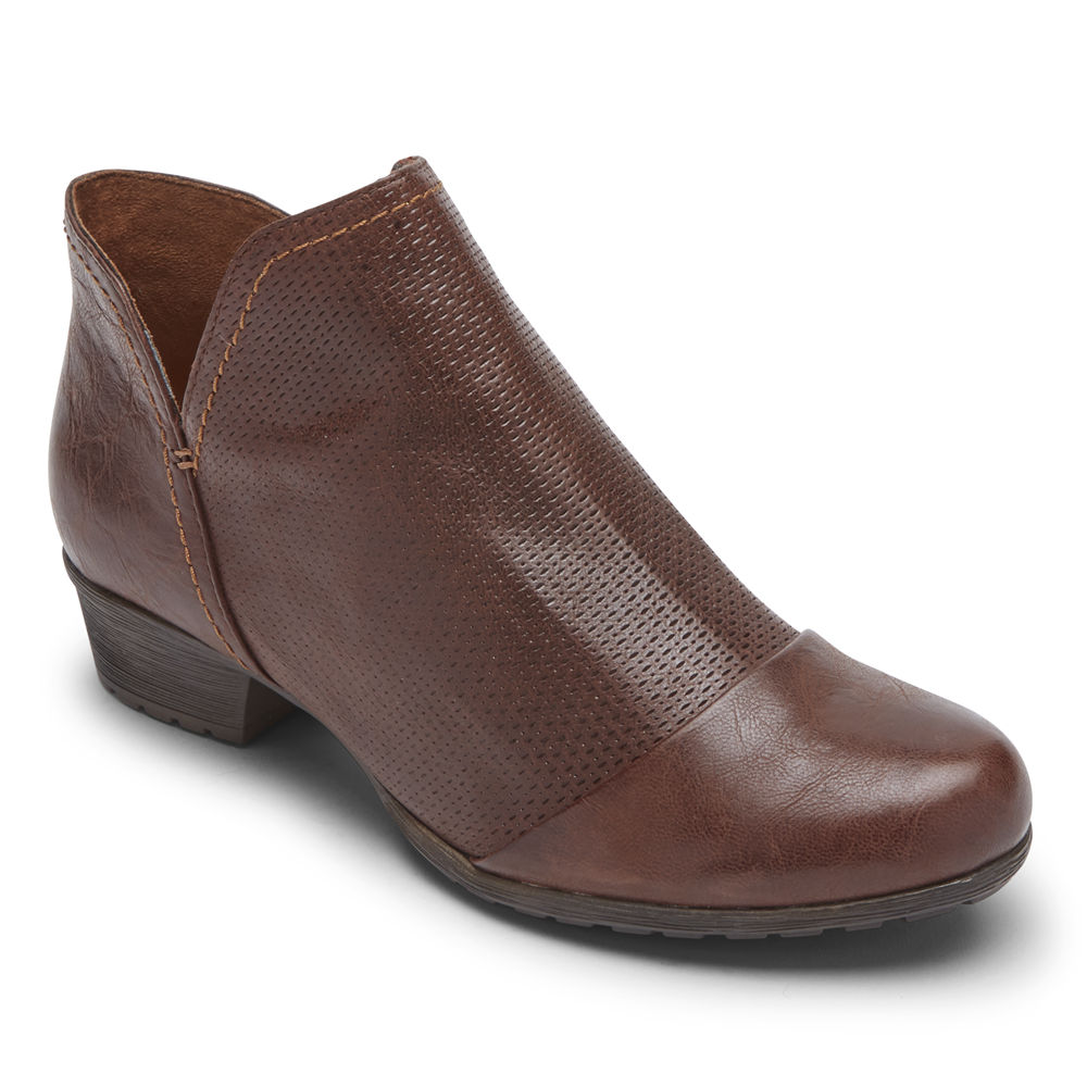 Botas Rockport Mujer Mexico - Cobb Hill Gratasha V-Cut Vino - TORYI5469